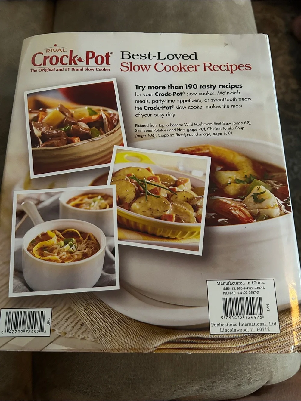 Rival Crockpot Best Loved Slowcooker Recipes